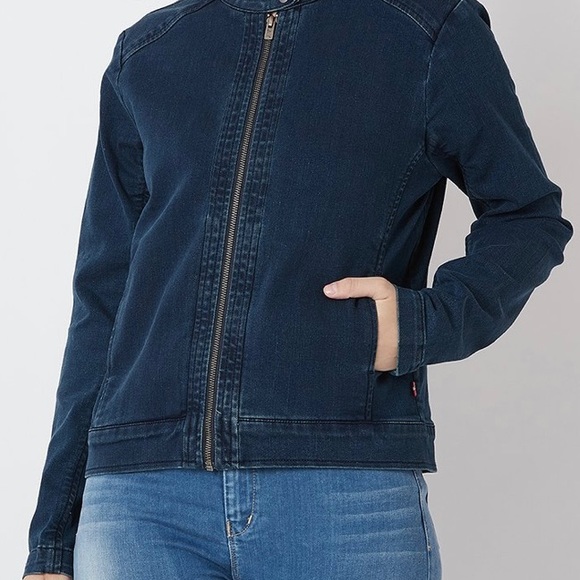 Aventura blue Zip-up Denim Jacket - Picture 13 of 16